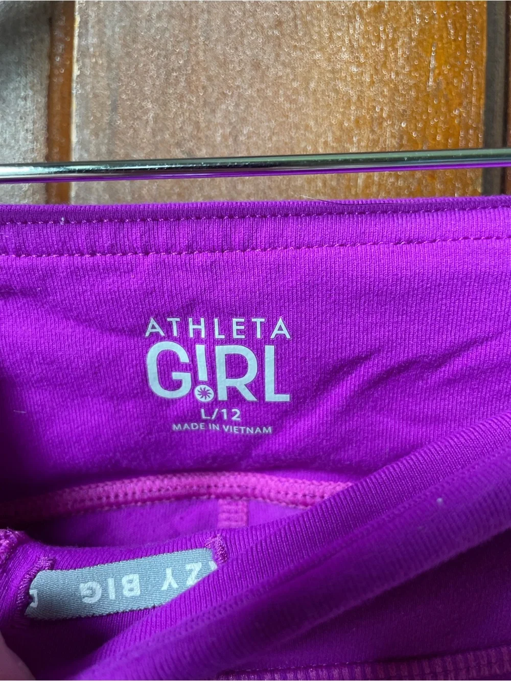 Athleta girls large 12 purple athletic leggings